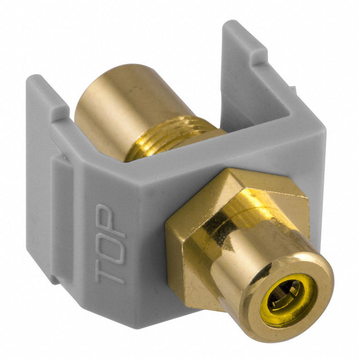 Keystone Jack 0.8125 in H Gray