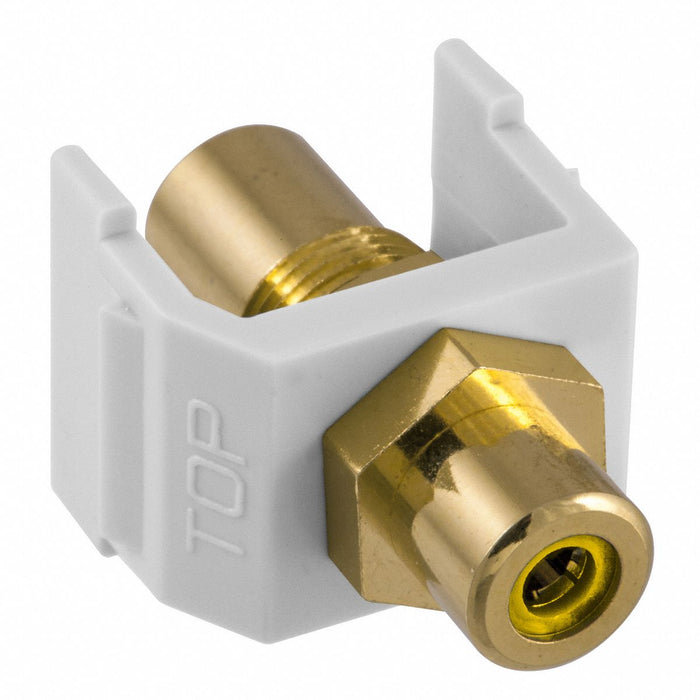 Keystone Jack 0.8125 in H White