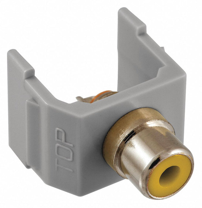 Keystone Jack 0.8125 in H Gray