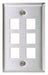 Plate 6 Ports Gray Wall