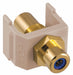 Keystone Jack 0.8125 in H Beige