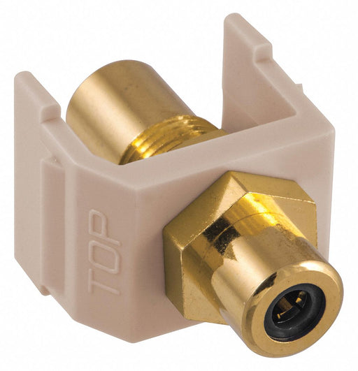 Keystone Jack 0.8125 in H Beige