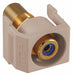 Inline Coupler RCA Duplex Almond