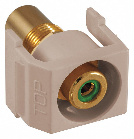 Keystone Jack 0.875 in H Beige