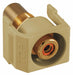 Inline Coupler RCA Duplex Ivory