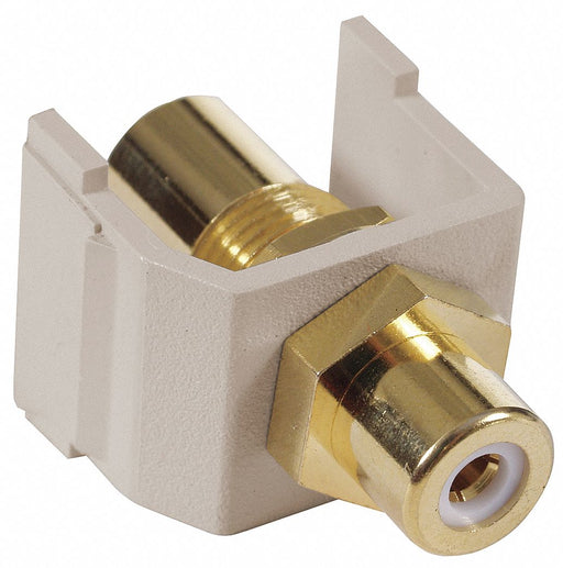 Keystone Jack 0.8125 in H Beige