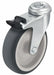 Bolt-Hole Caster 2 dia Swivel Rubber