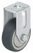 Bolt-Hole Caster 3 dia Rigid Rubber