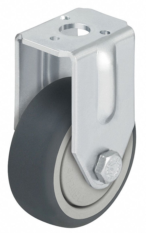 Bolt-Hole Caster 3 dia Rigid Rubber