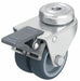 Bolt-Hole Caster 3 dia Swivel Rubber