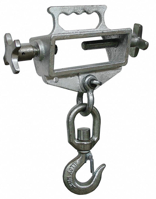 Forklift Lifting Hook 4 000 lb Silver