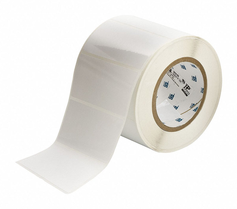 Pre-Cut Label Stock Roll White Gloss