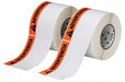 Pre-Cut Label Stock Roll White Gloss