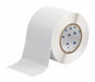 Pre-Cut Label Stock Roll Gray Matte