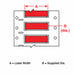 Sleeve Label Red Polyolefin 3/4 in W
