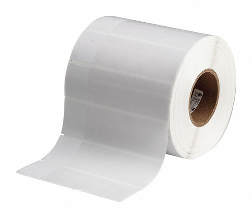 Wraparound Label White Vinyl 7 in W