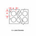 Wraparound Label White Nylon 1/2 in W