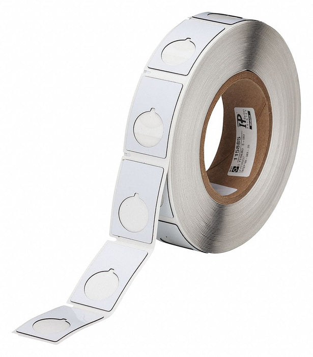 Pre-Cut Label Stock Roll White Gloss