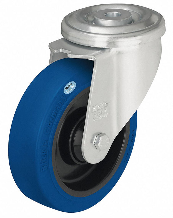 BoltHole Caster 3 1/16 dia Swivel Rubber