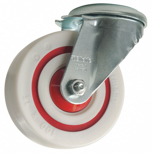 Bolt-Hole Caster 3 7/8 dia Swivel Nylon