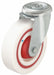 Bolt-Hole Caster 4 7/8 dia Swivel Nylon