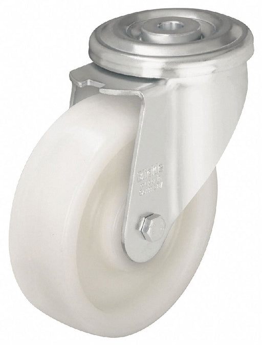 Bolt-Hole Caster 4 7/8 dia Swivel Nylon