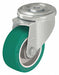 Bolt-Hole Caster 4 7/8 dia Swivel PU