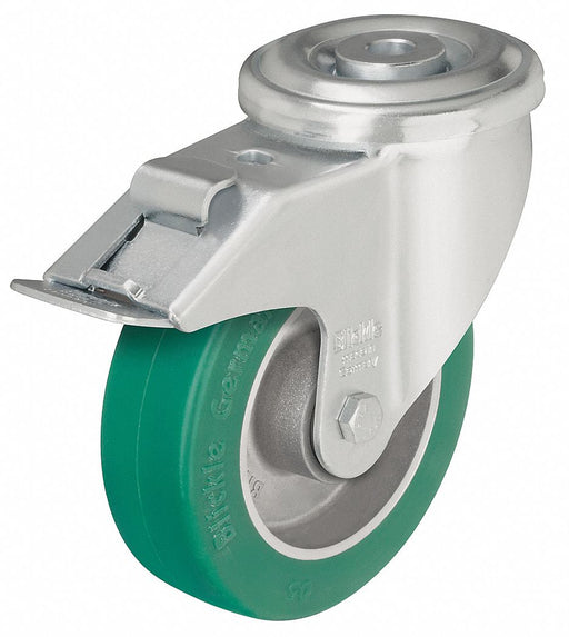 Bolt-Hole Caster 3 7/8 dia Swivel PU