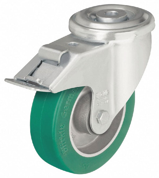 Bolt-Hole Caster 4 7/8 dia Swivel PU