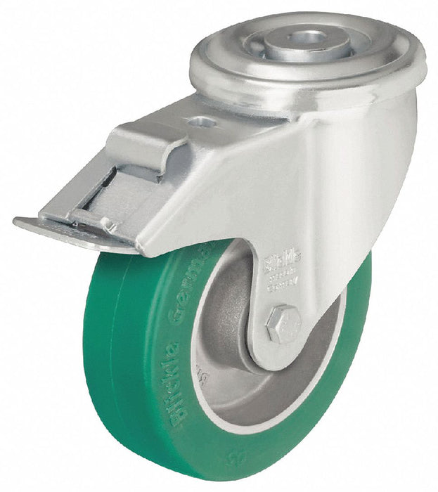 Bolt-Hole Caster 4 7/8 dia Swivel PU