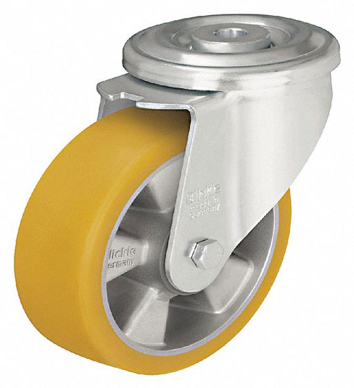 Bolt-Hole Caster 4 7/8 dia Swivel PU