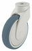 Bolt-Hole Caster 4 7/8 dia Swivel Rubber