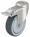 Bolt-Hole Caster 4 7/8 dia Swivel Rubber