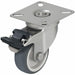 Plate Caster Swivel Rubber 3 15/16 H