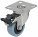Plate Caster Swivel Rubber 2 13/16 H