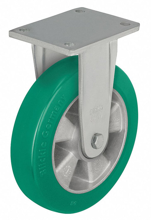 Plate Caster Rigid Polyurethane 8 1/16 H