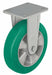 Plate Caster Rigid Polyurethane 8 1/16 H
