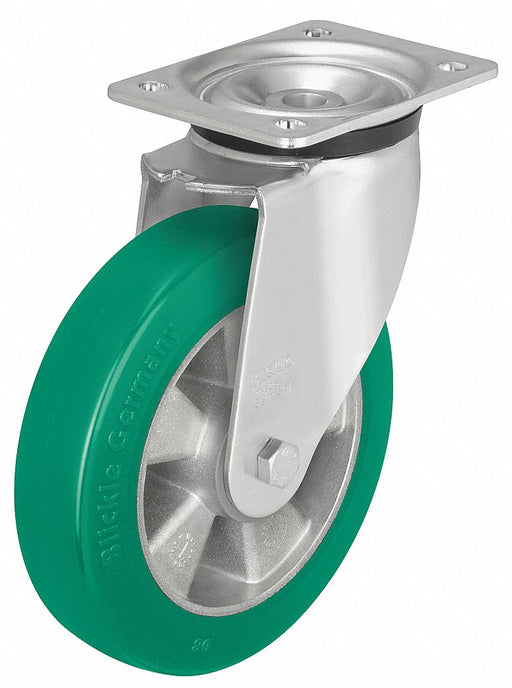 Plate Caster Swivel Polyurethane 5 1/8 H