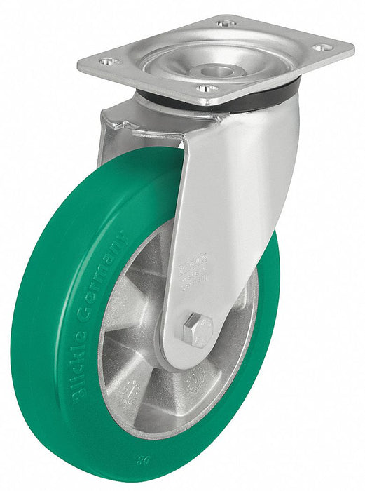 Plate Caster Swivel Polyurethane 5 1/8 H
