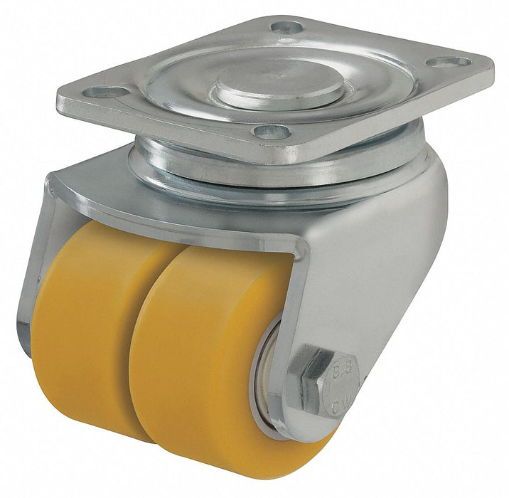 Plate Caster Swivel Polyurethane 3 5/8 H