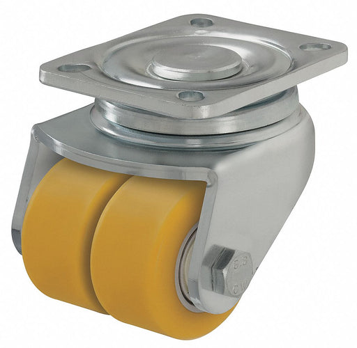 Plate Caster Swivel Polyurethane 4 1/2 H