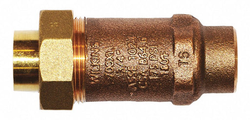 Dual Check Valve Bronze 3/4 FNPT