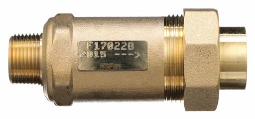 Dual Check Valve Bronze 3/4 MNPTxFNPT