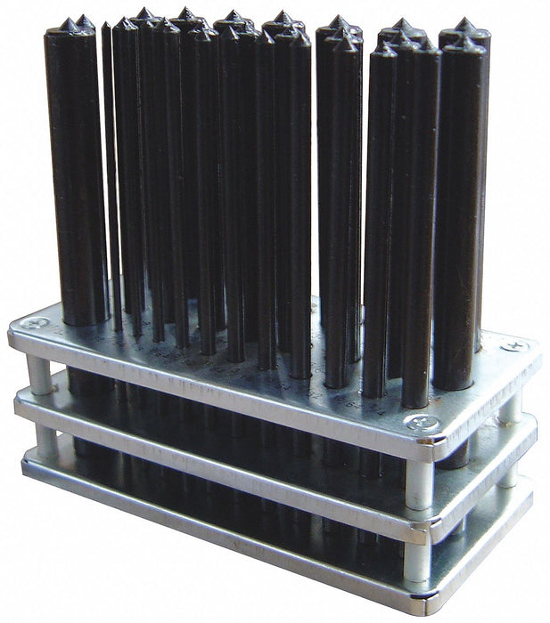 Transfer Punch Set 3/32 - 1/2 in 28Pc