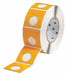 Pre-Cut Label Stock Roll Yellow Gloss