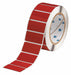 Pre-Cut Label Stock Roll Red Gloss