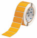 Pre-Cut Label Stock Roll Yellow Gloss