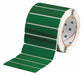 Pre-Cut Label Stock Roll Green Gloss