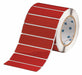 Pre-Cut Label Stock Roll Red Gloss