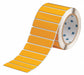Pre-Cut Label Stock Roll Yellow Gloss